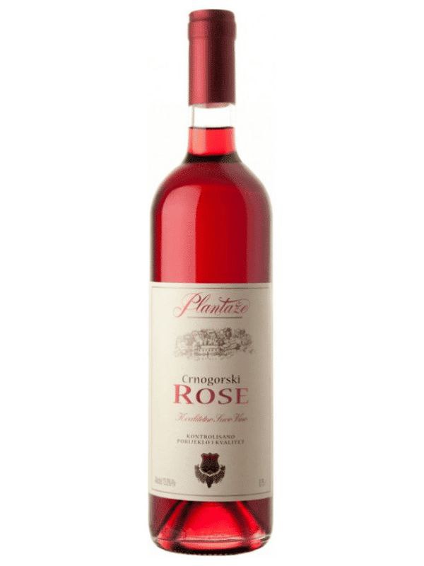 Вино Plantaze Crnogorski Rose рож.сух.12.5% 0.75 л